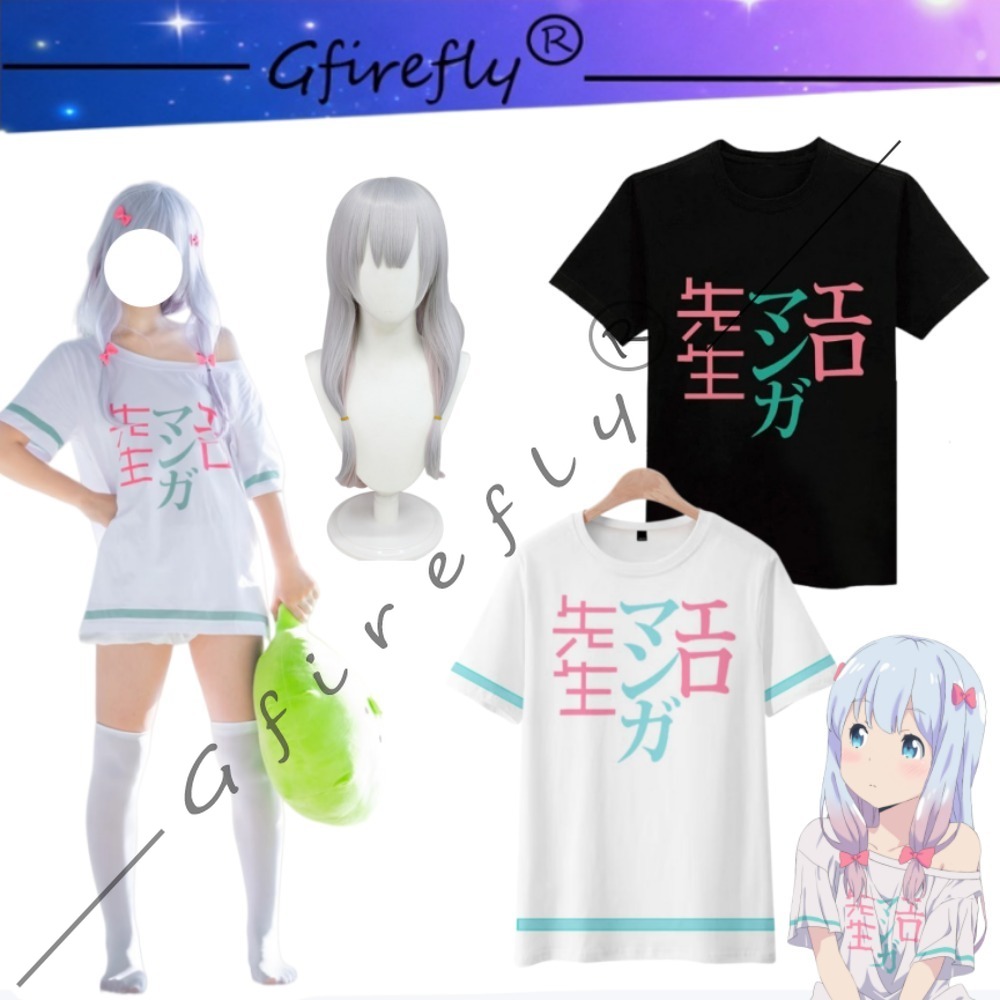 Summer Clothing Sets Women - Eromanga Sensei Izumi Sagiri T-shirt Short