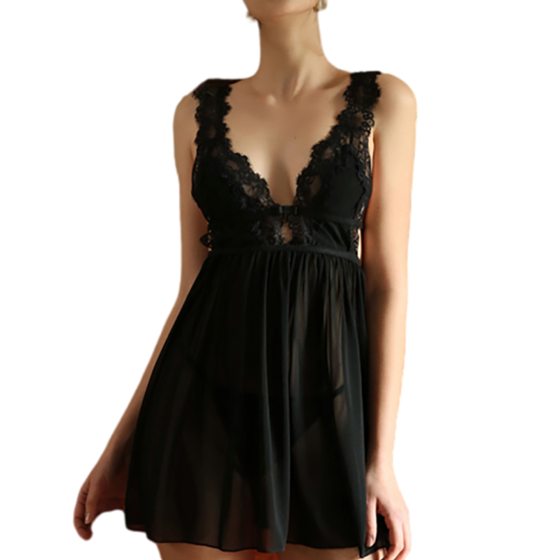 Summer House Clothing - CINOON Summer Women's Lace Trim Sheer