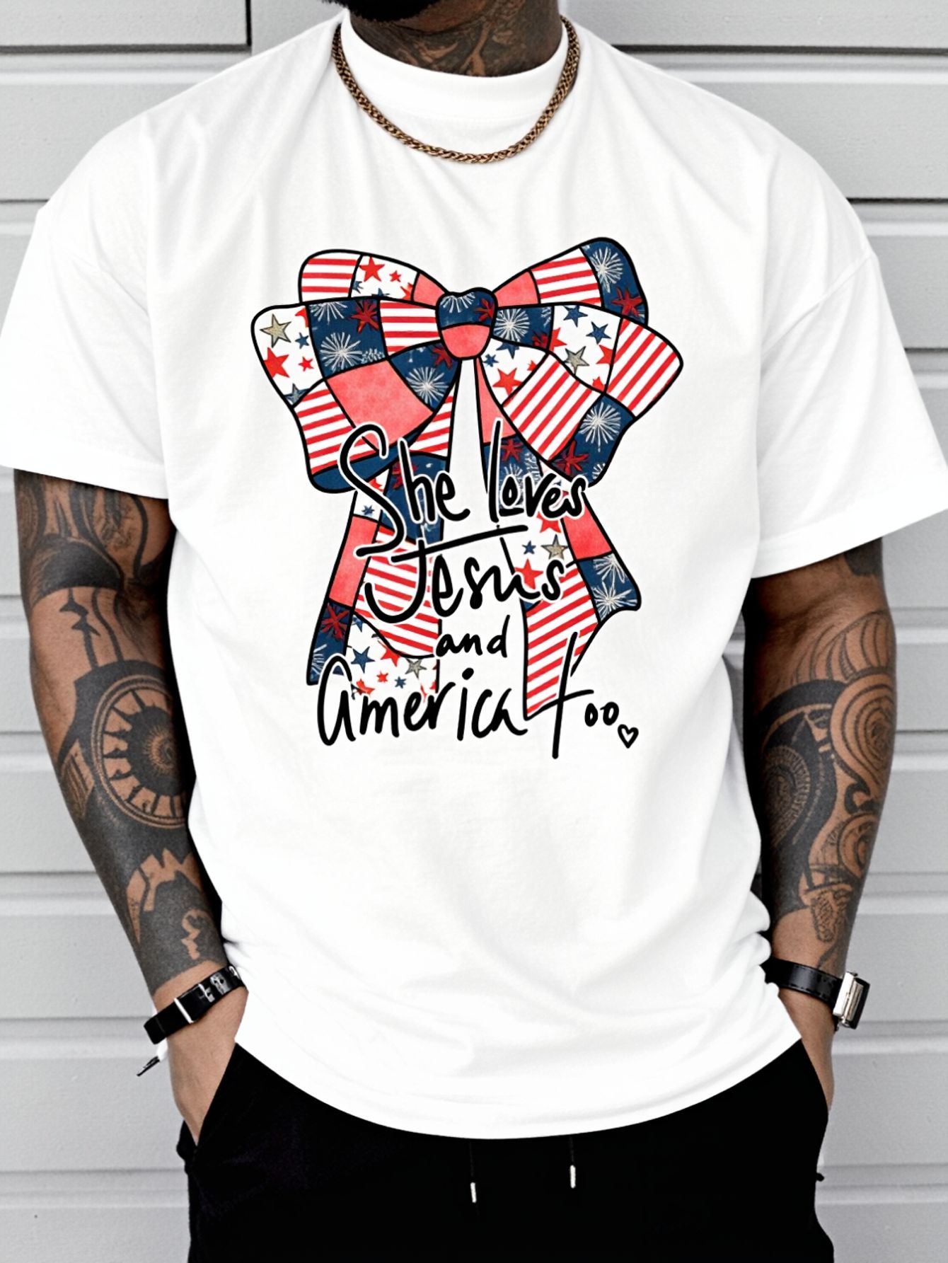 Summer Clothing Not Shein - She Loves Jesus And America Too