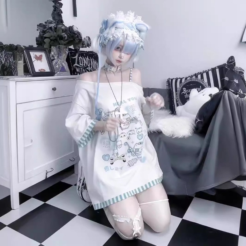 Anime Y2k Cartoon Kawaii Cat P - Summer Clothing Sets Women recension och pris