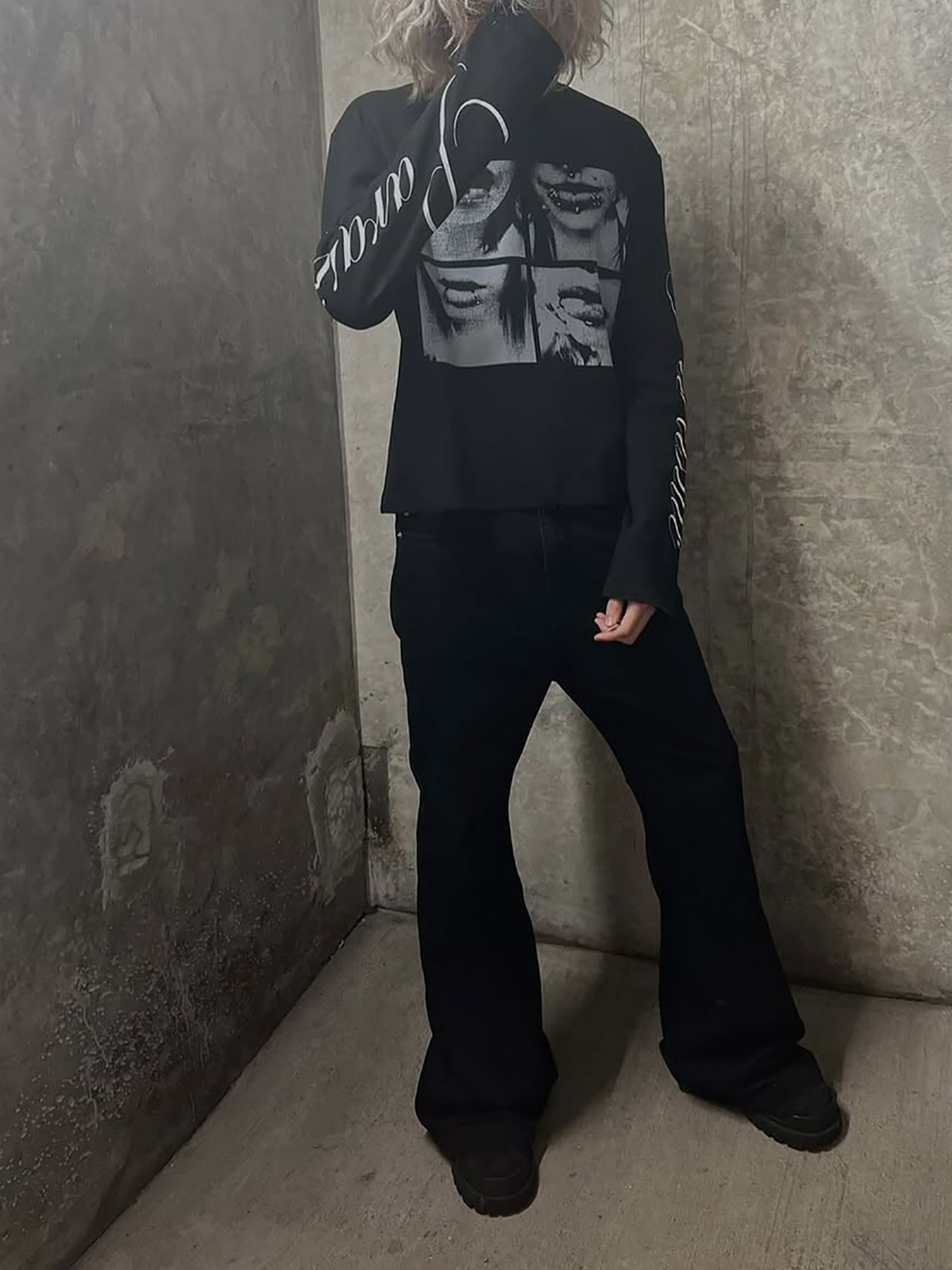 Dark style street punk unisex  - Summer Clothing Trend recension och pris