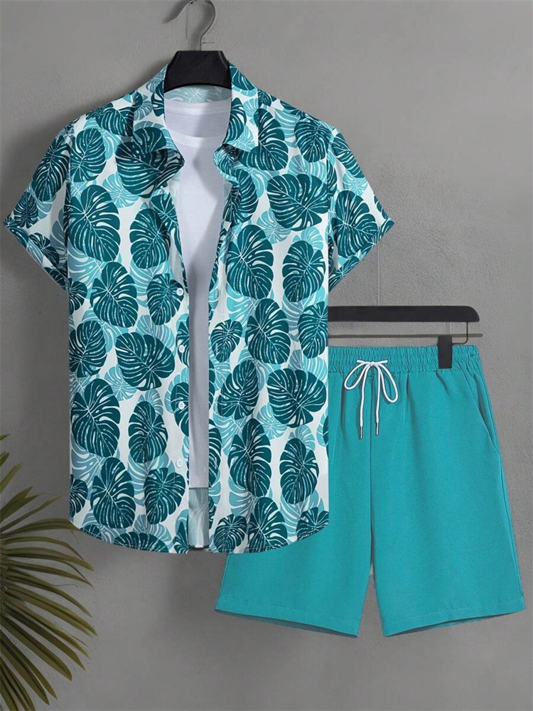 Men's Short-sleeved Shirt Set  - Summer Clothing Trend recension och pris