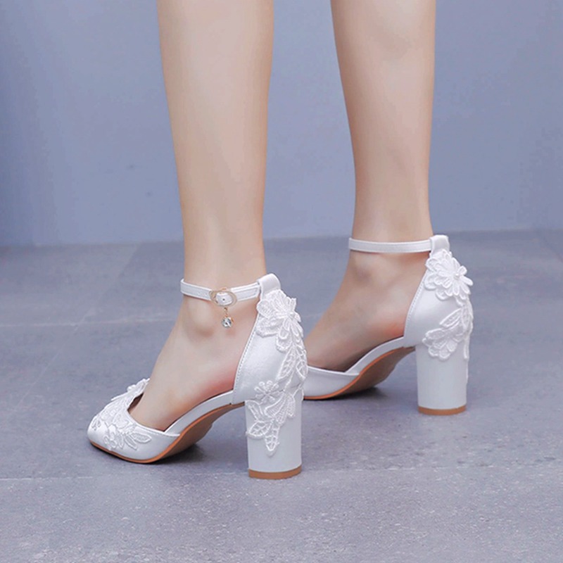 Women White Silk High Heels Su - Summer Clothing On Sale recension och pris