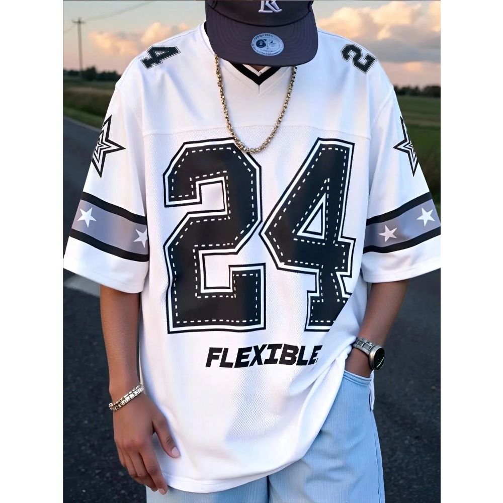2026 Summer New Men's V-Neck T - Summer Clothing Trend recension och pris