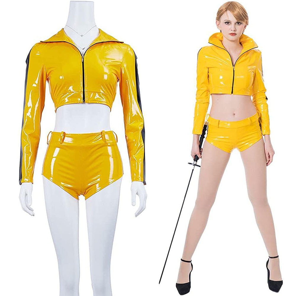 The Bride Cosplay Yellow Costu - Summer Clothing Sets Women recension och pris