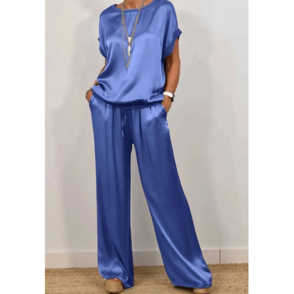 2-piece Set Fashion Satin O Ne - Summer House Clothing recension och pris